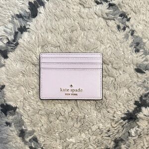 kate spade Light Purple with Pearls Card Holder